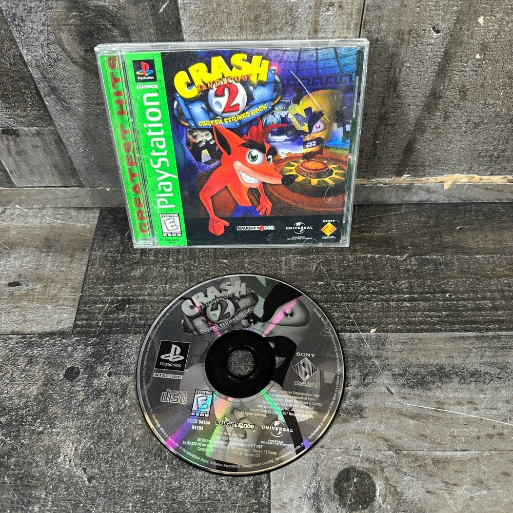 Crash Bandicoot 2: Cortex Strikes Back [PlayStation 1 PS1] Greatest‎ Hits
